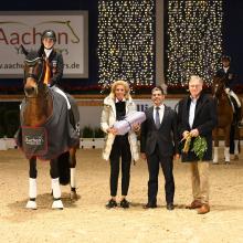 Jana Lang is once again the first winner at the Aachen Dressage Youngstars 