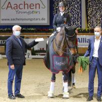Jana Lang is the first winner at the Aachen Dressage Youngstars 2021