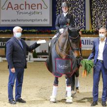 Jana Lang is the first winner at the Aachen Dressage Youngstars 2021